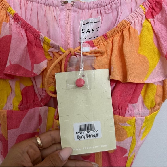 Sabo Rhylee Top and Skirt Set in Nectar Floral - Picture 5 of 9